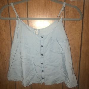 Forever 21 Denim Crop Top